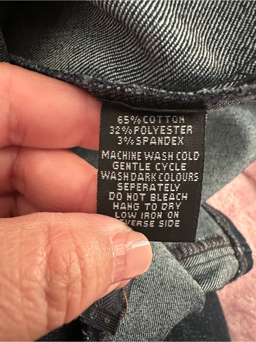 Chesley Denim Dress in Deep Blue - Picture 4 of 4